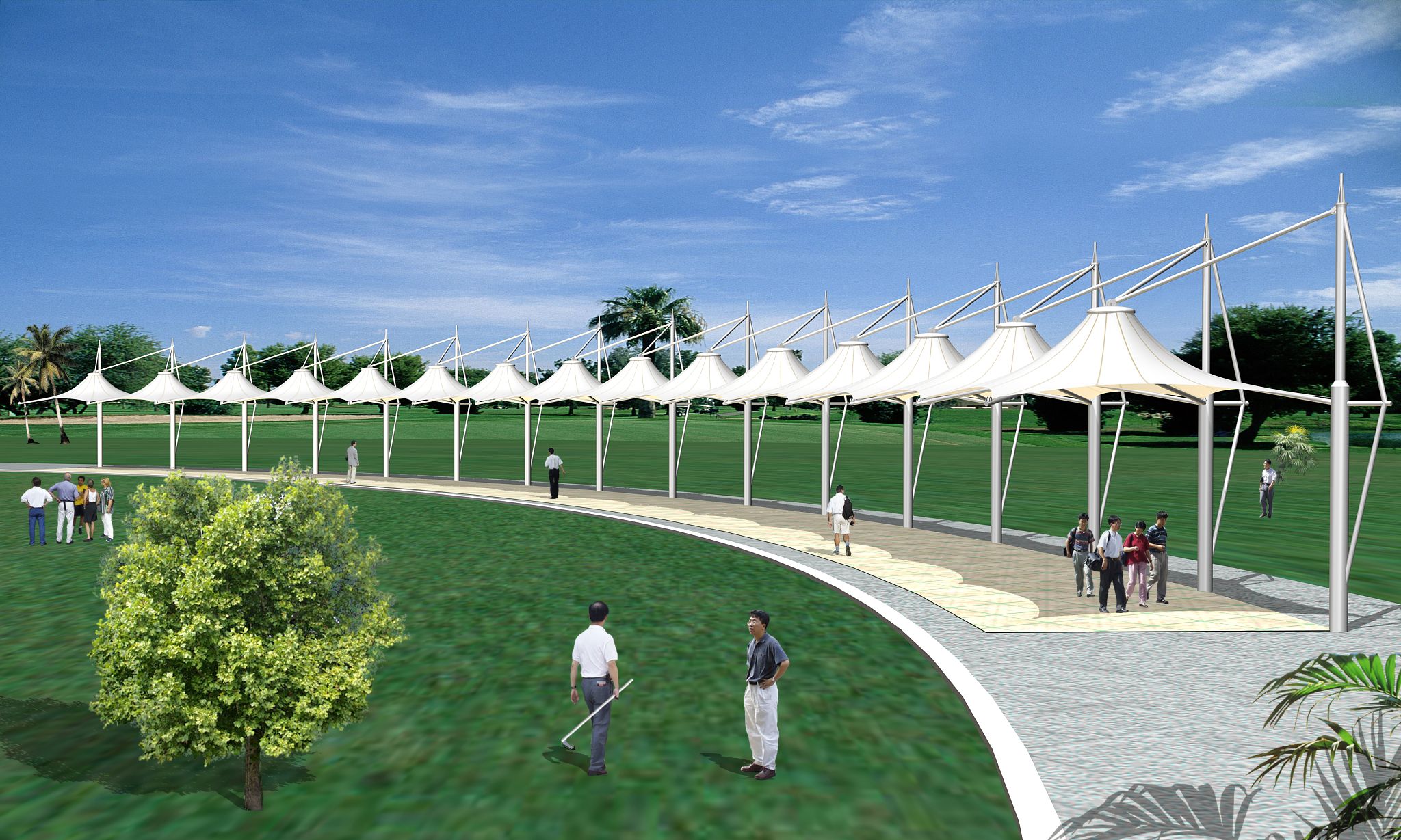 酒吧休閑膜結(jié)構(gòu),物流園膜結(jié)構(gòu),德國(guó)NOWOFOL ETFE膜